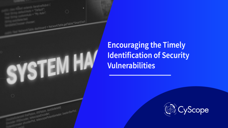 Encouraging the Timely Identification of Security Vulnerabilities